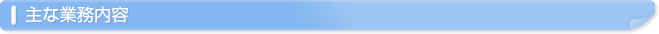 主な業務内容