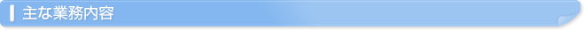 主な業務内容