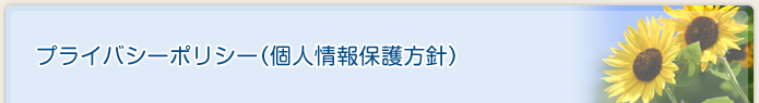 プライバシーポリシー（個人情報保護方針）